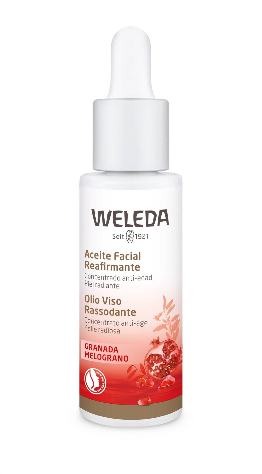 aceite facial reafirmante weleda