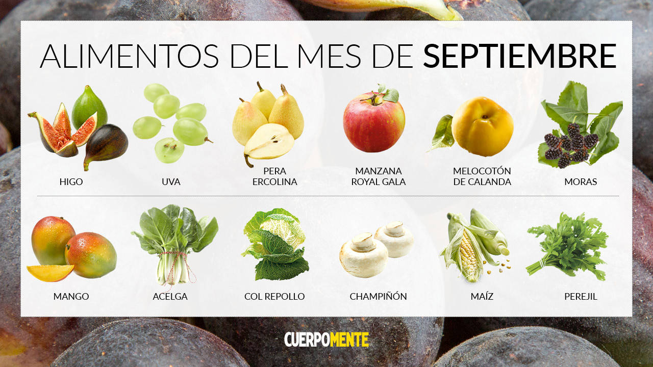 Calendario de temporada: frutas y verduras septiembre
