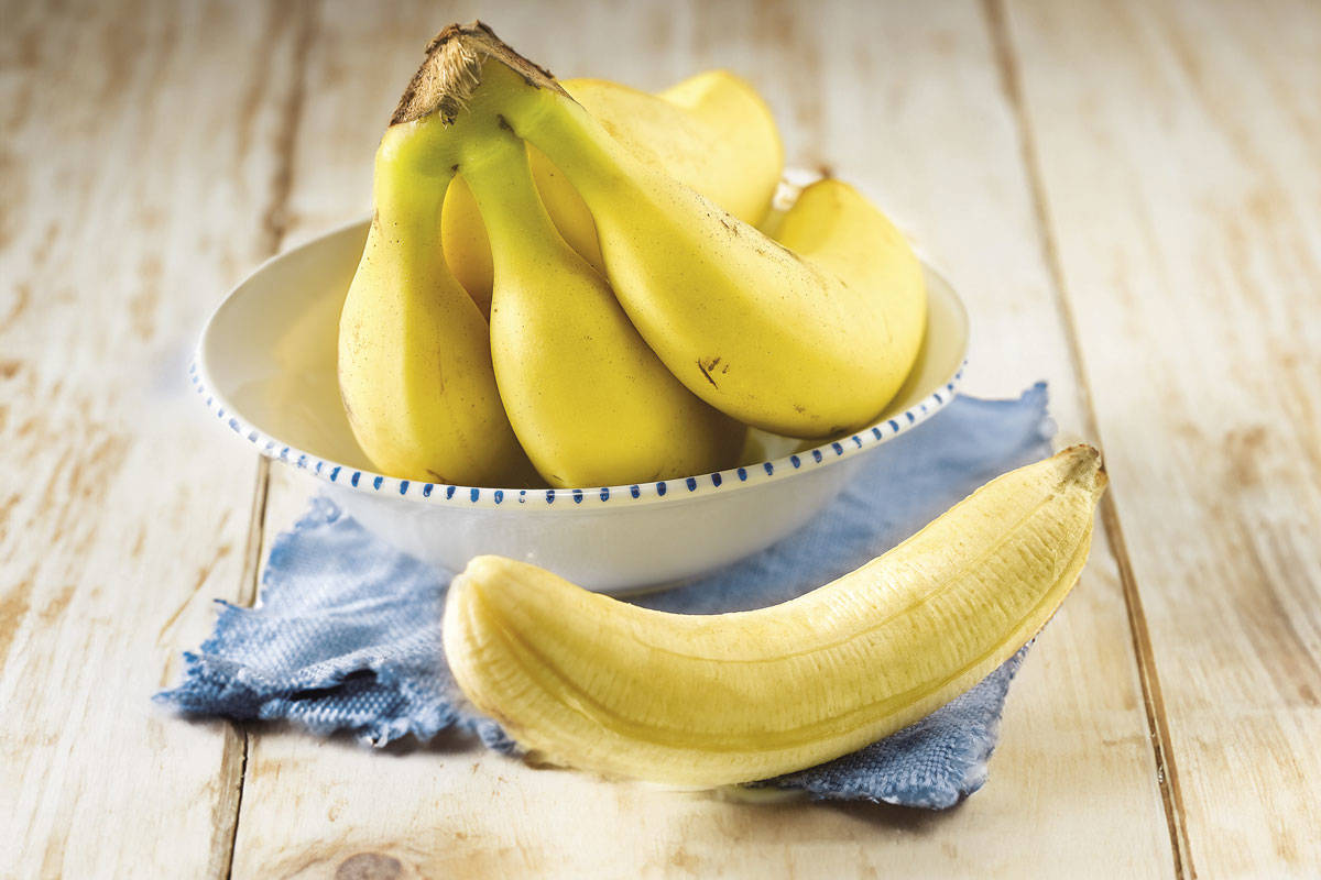 alimentos relajantes: plátanos