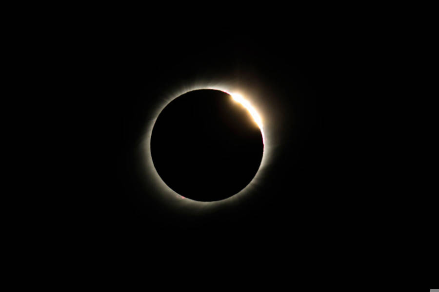 Eclipse solar: cuentas de Baily