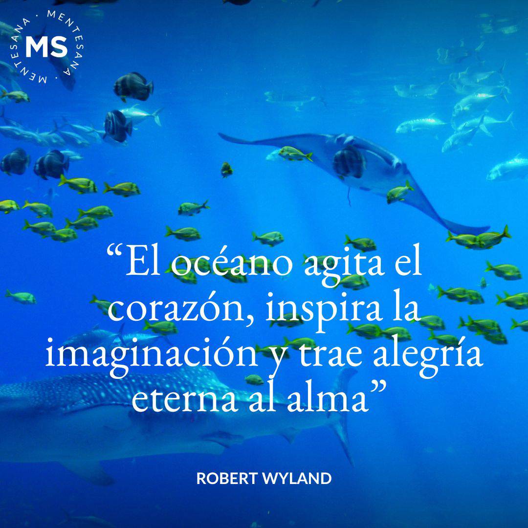 1.	“El océano agita el corazón, inspira la imaginación y trae alegría eterna al alma.” Robert Wyland