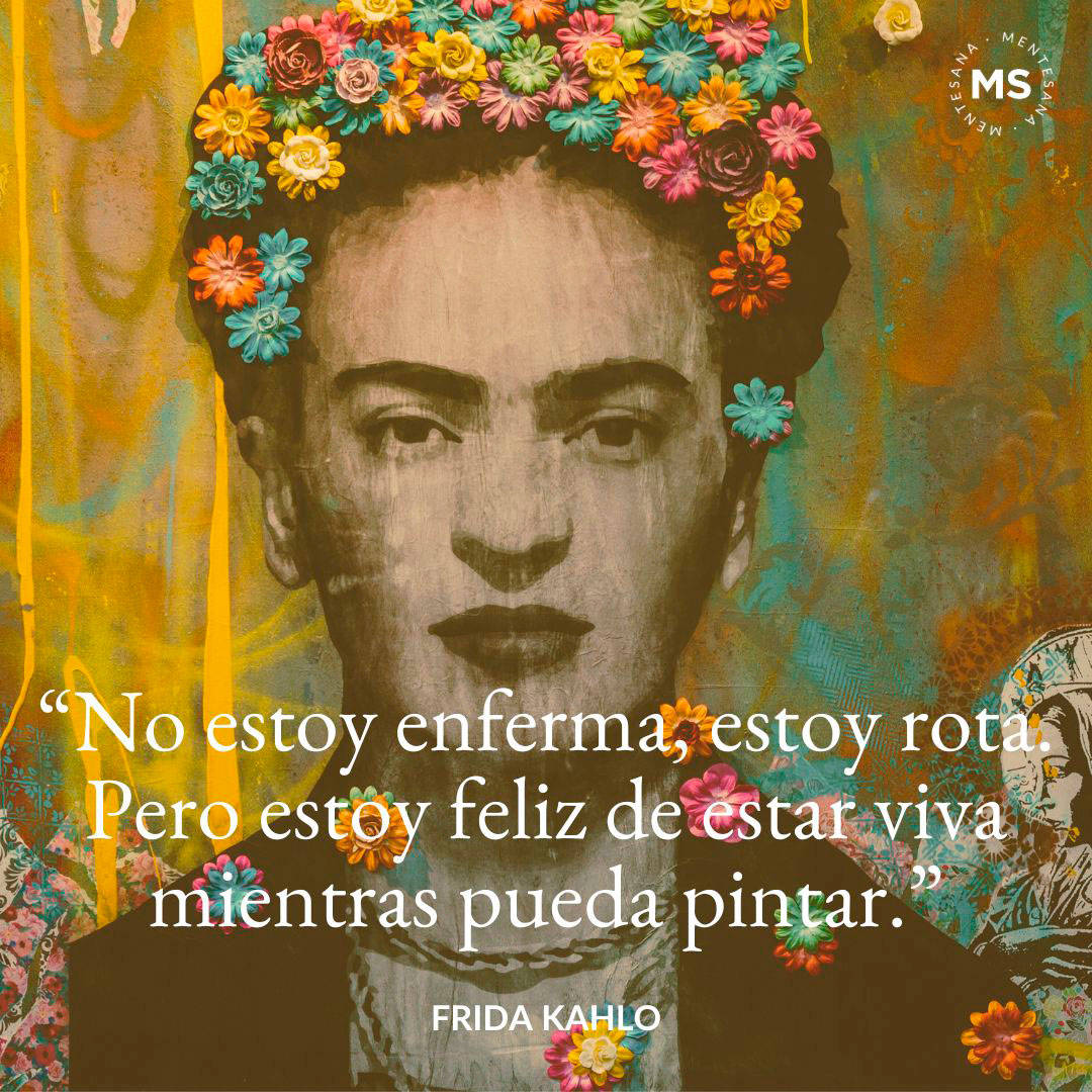 Frases de Frida Kahlo sobre la felicidad 