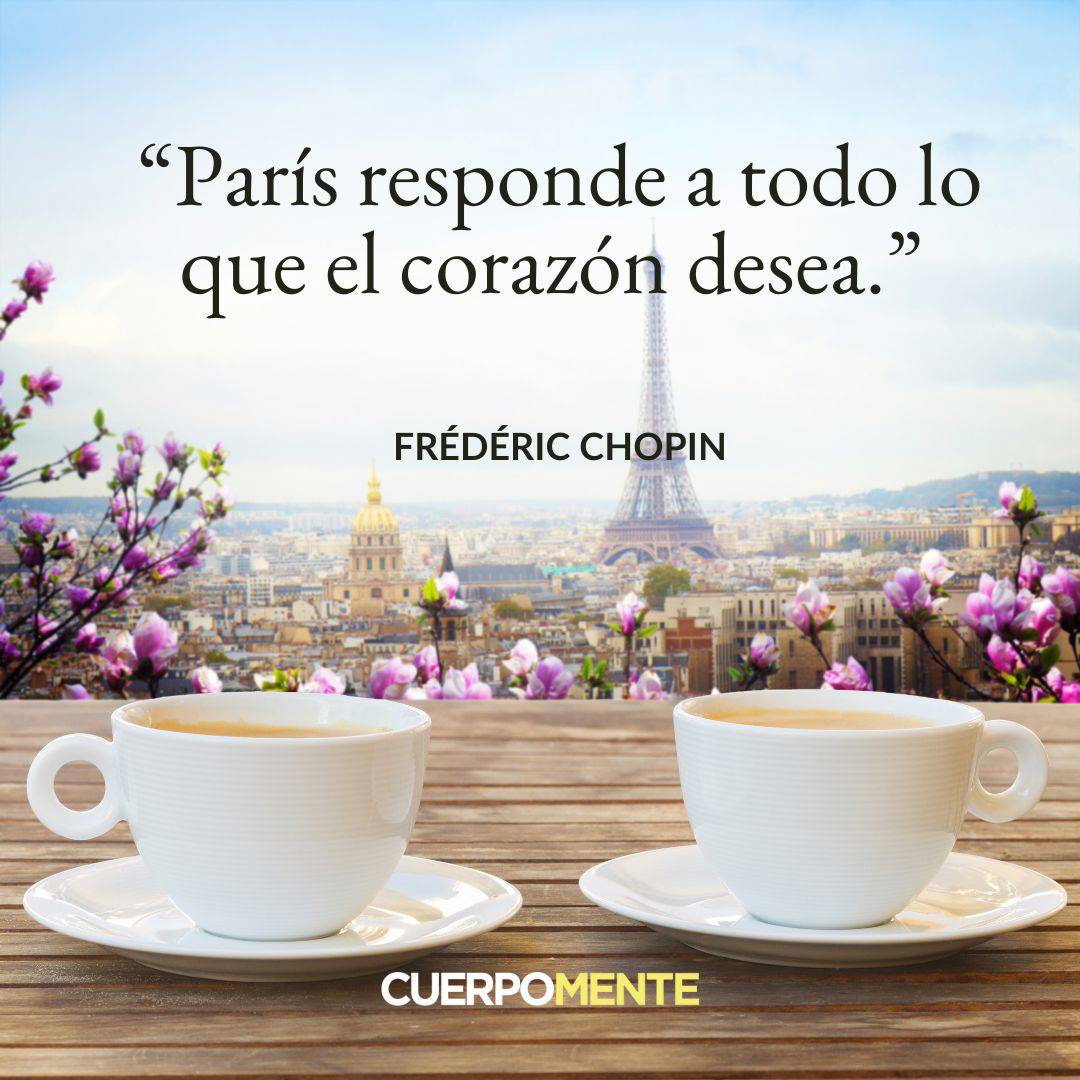 Frases de París cortas y bonitas