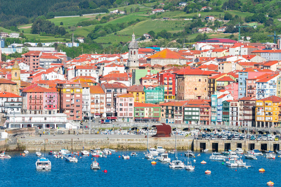 Pueblo Mundaka puerto