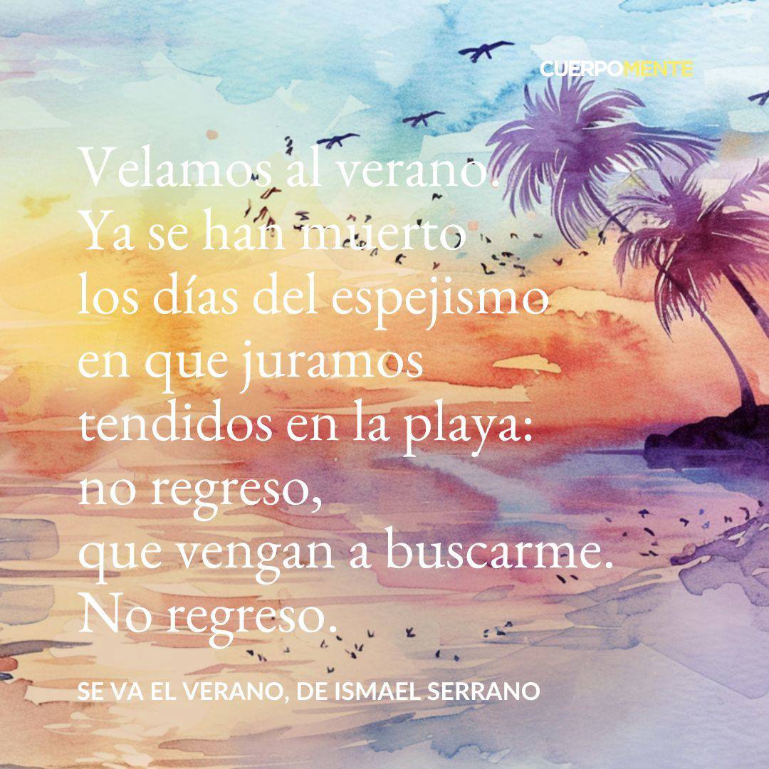 Se va el verano, de Ismael Serrano