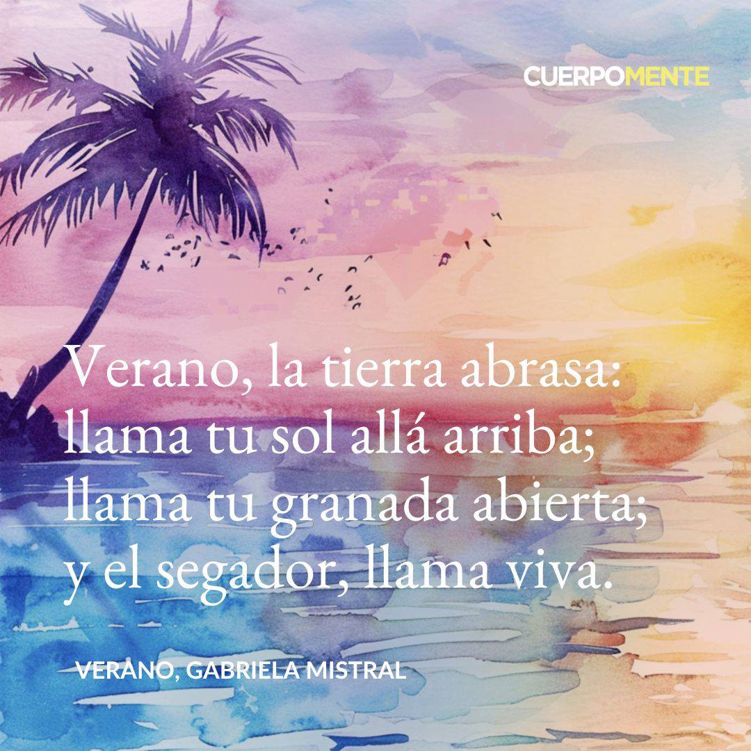 Verano, de Gabriela Mistral