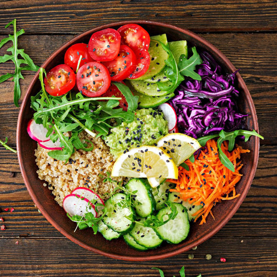 Receta de ensalada con guacamole: el entrante más rápido, ligero y sano 