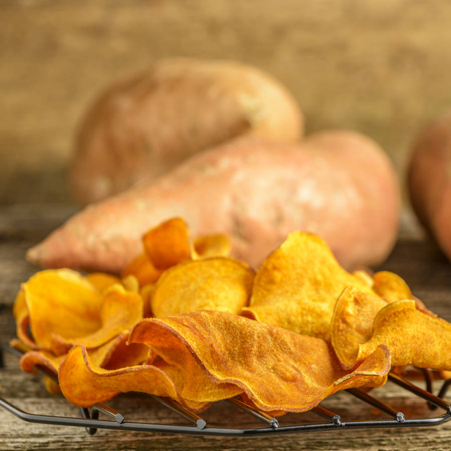 Cómo hacer chips de boniato ligeras y saludables