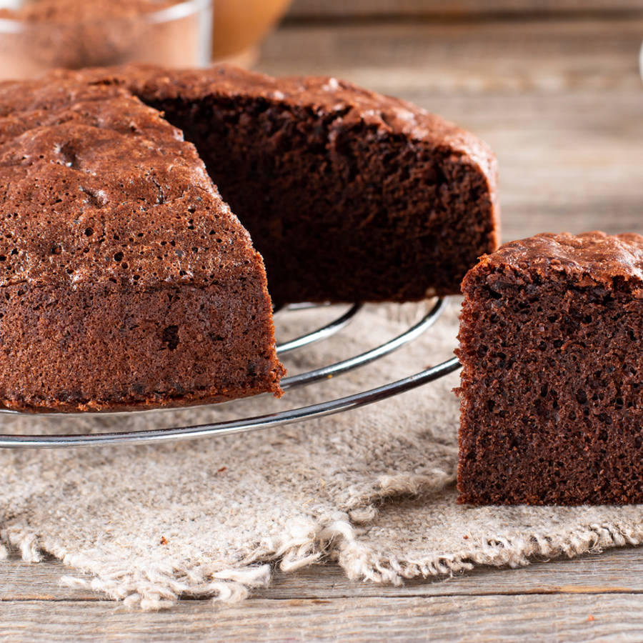 Receta de bizcocho de calabaza y chocolate fácil, ligera y saludable