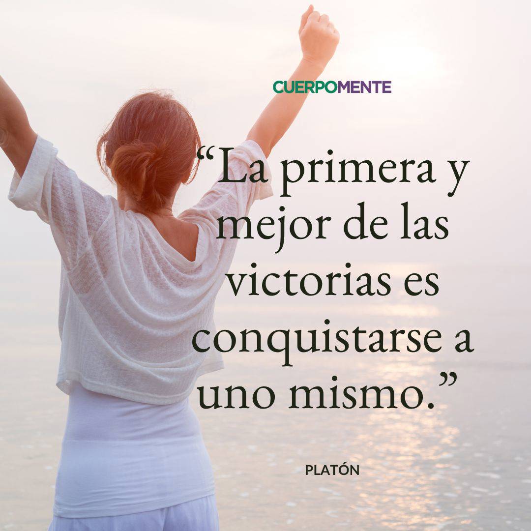 18. “La primera y mejor de las victorias es conquistarse a uno mismo”. Platón