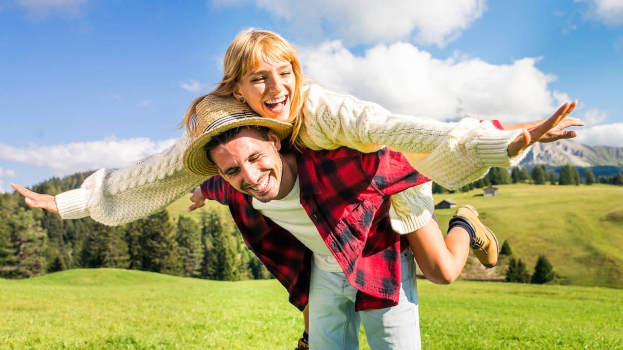 Pareja feliz