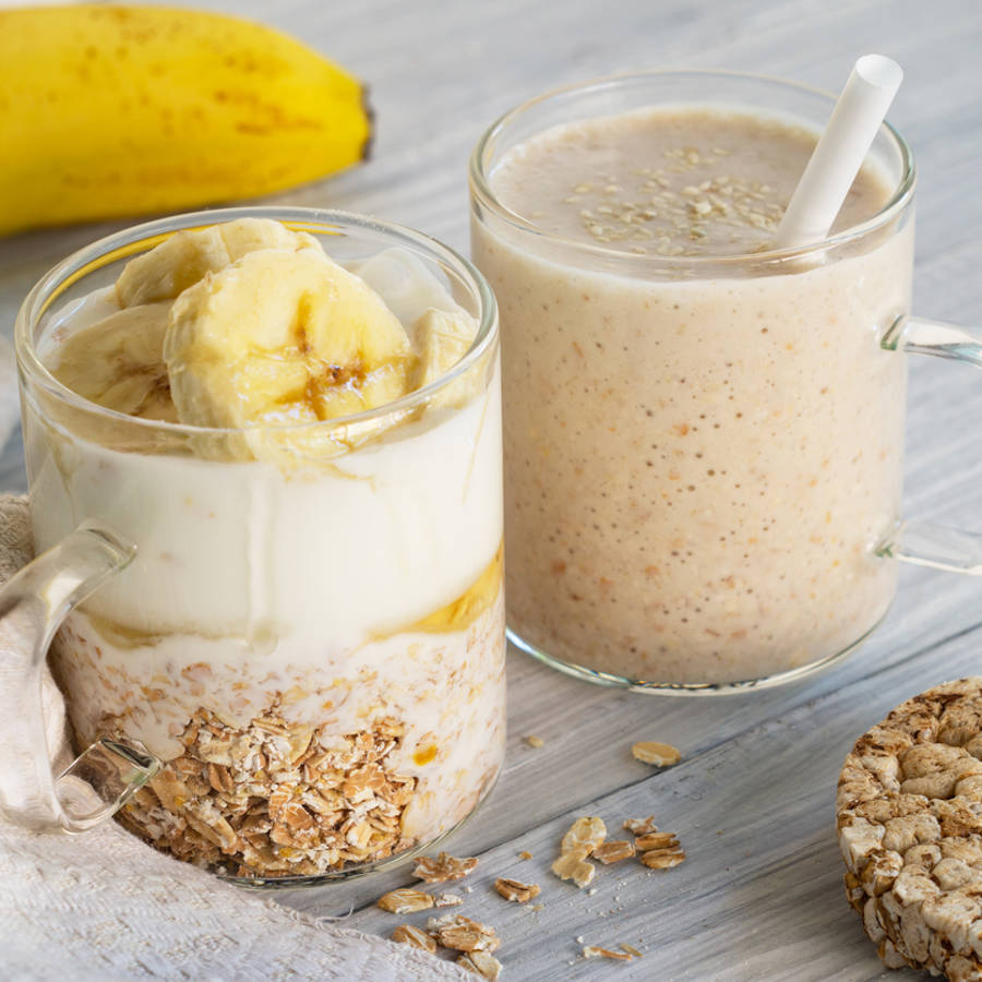 Cuáles son los beneficios de tomar cada día un batido de avena y plátano