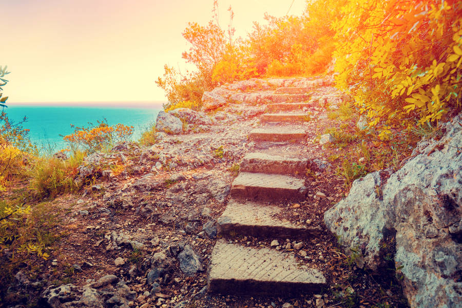 Camino de Nietzsche, en Eze (Francia)