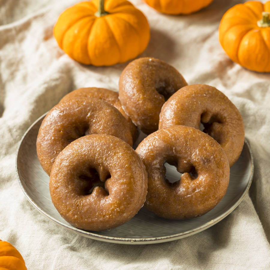 Donut saludable de calabaza con chocolate negro: el desayuno saludable que no engorda