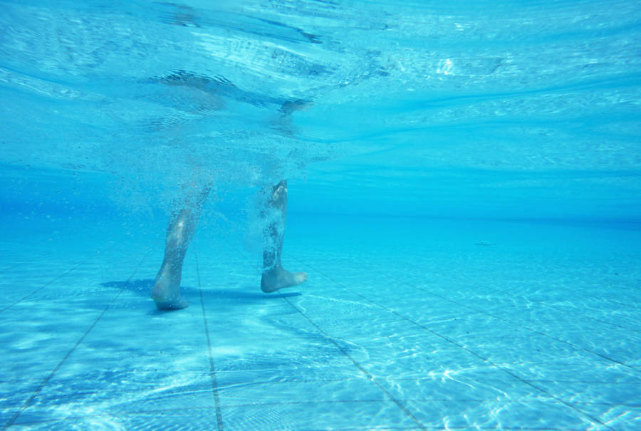 Caminando bajo el agua