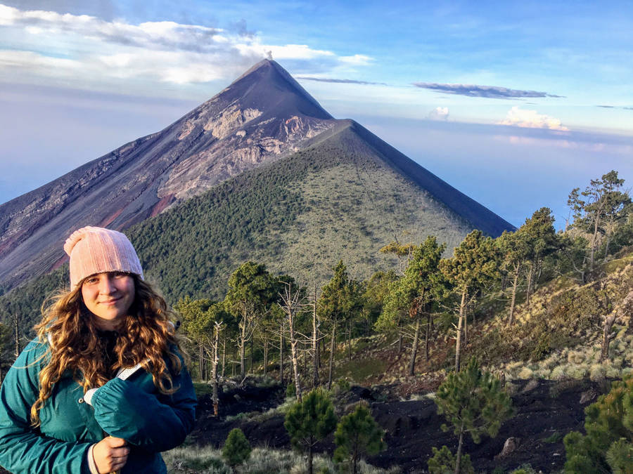 Antigua Guatemala:volcán Monte Acatenango