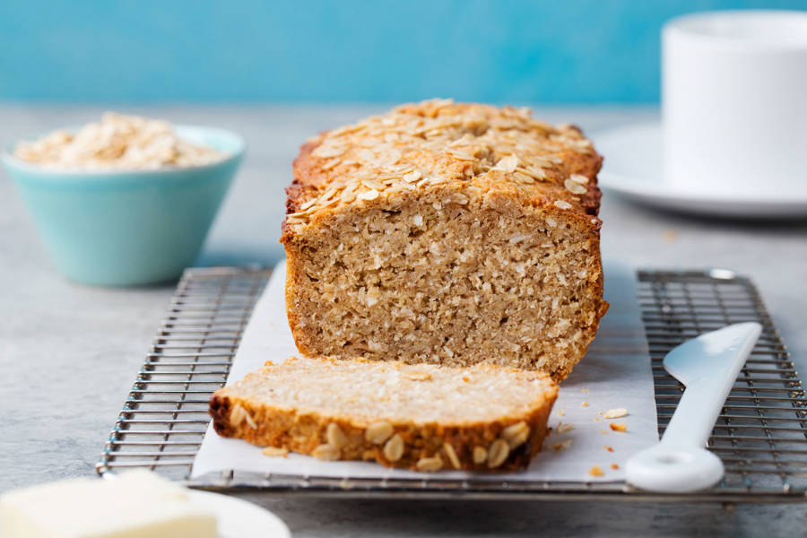 Pan de avena para desayunar