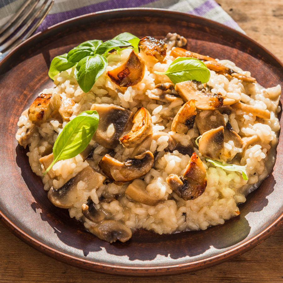 Cómo hacer un arroz con boletus para chuparse los dedos