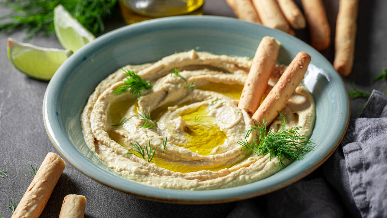 humus de lentejas