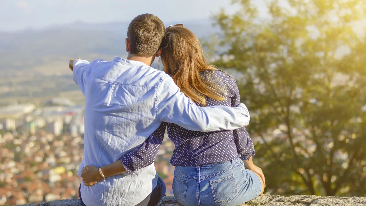 Pareja feliz