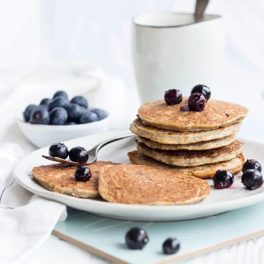 Tortitas de avena y chía - receta de desayuno