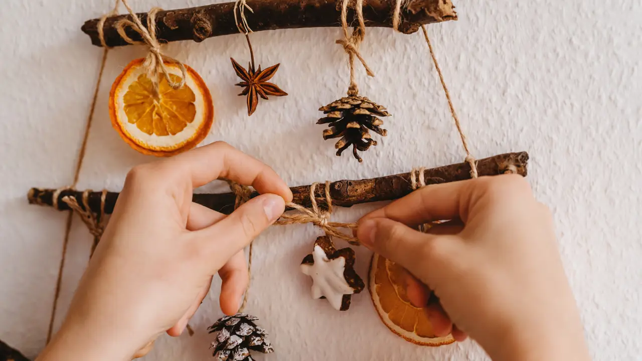 árbol de Navidad casero