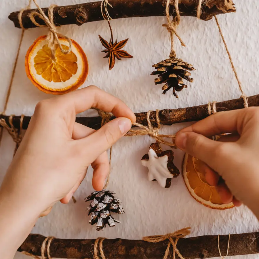 árbol de Navidad casero