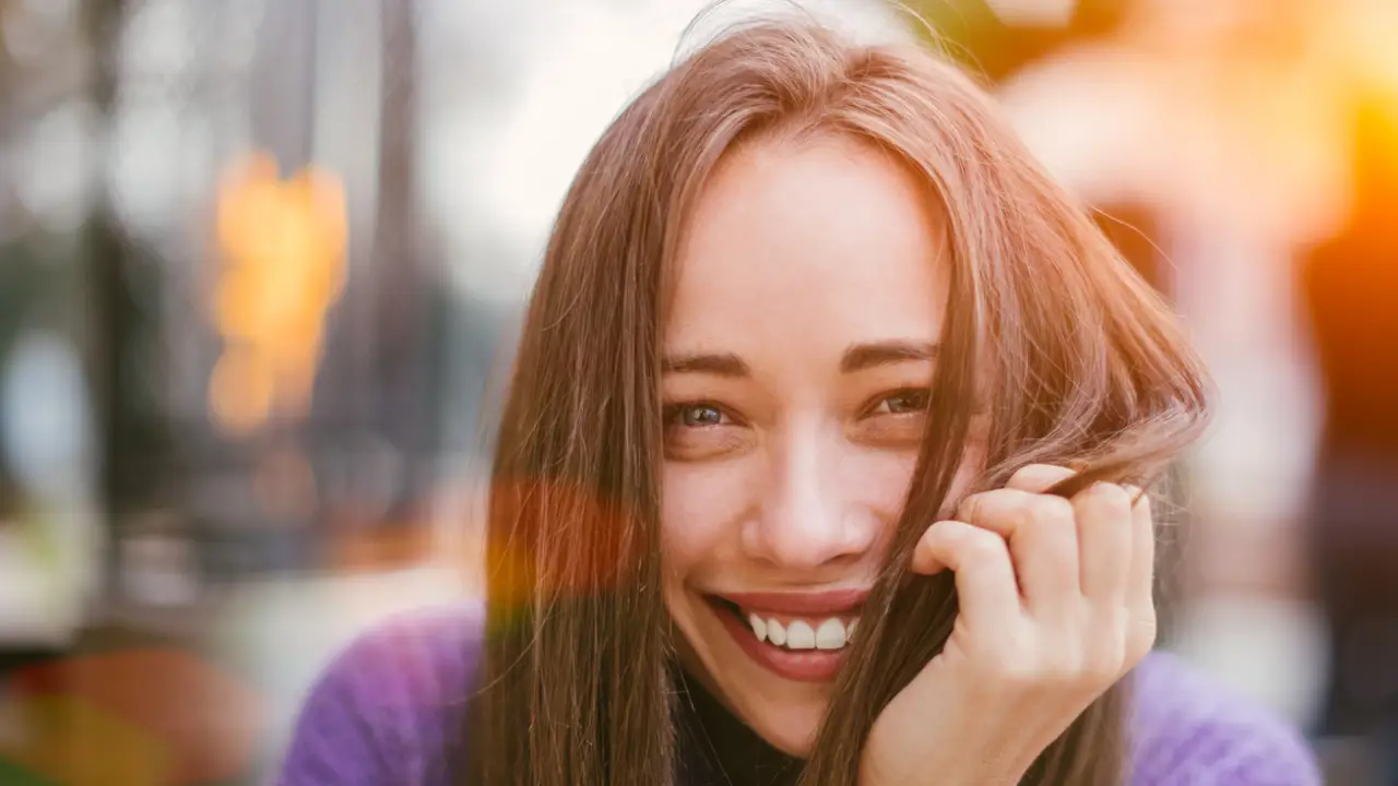 Mujer sonriente