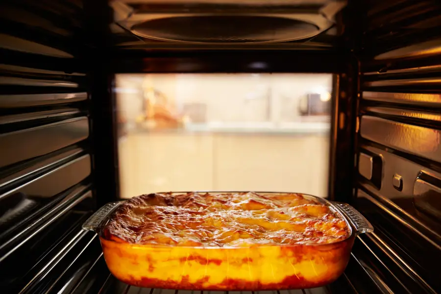 Lasaña en el horno