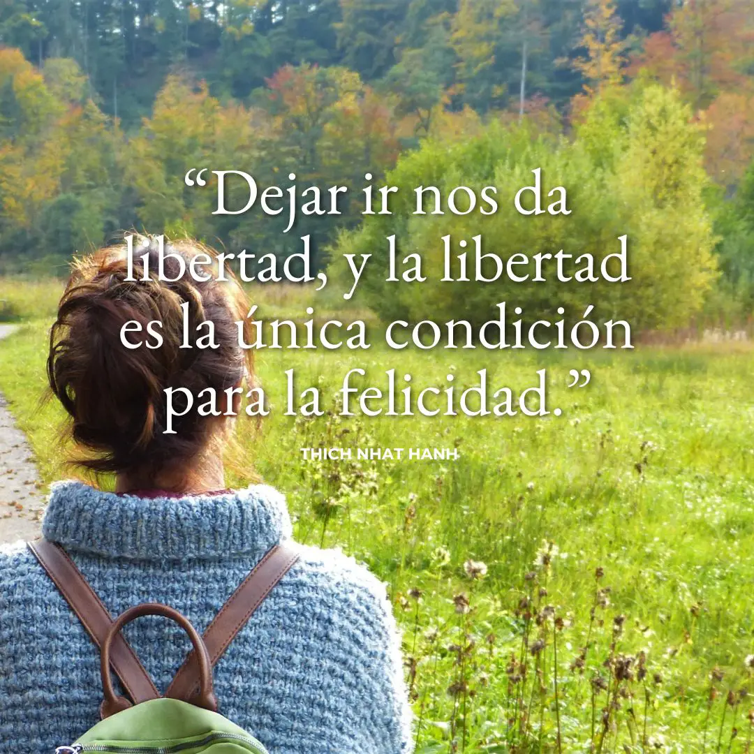 Frases de Thich Nhat Hanh (2): "Dejar ir nos da libertad, y la libertad es la única condición para la felicidad."