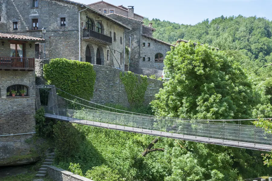 El puente colgante de Rupit