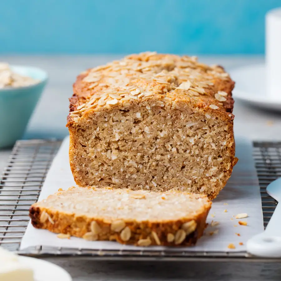 Pan de avena para desayunar