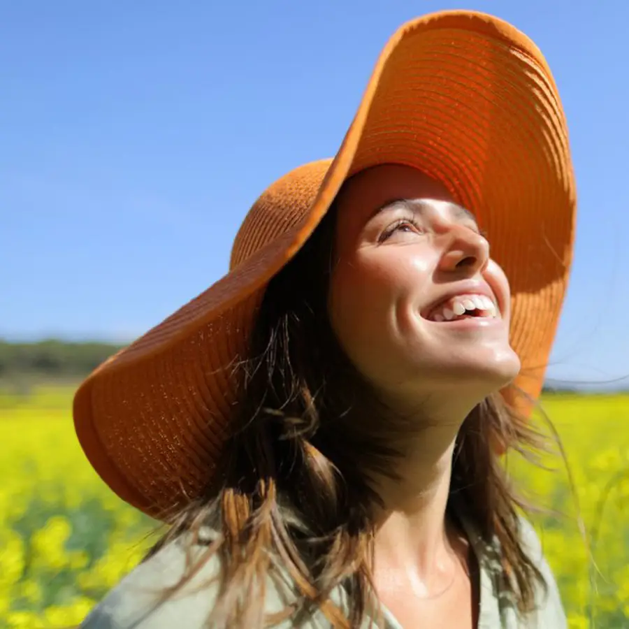 Mujer feliz 