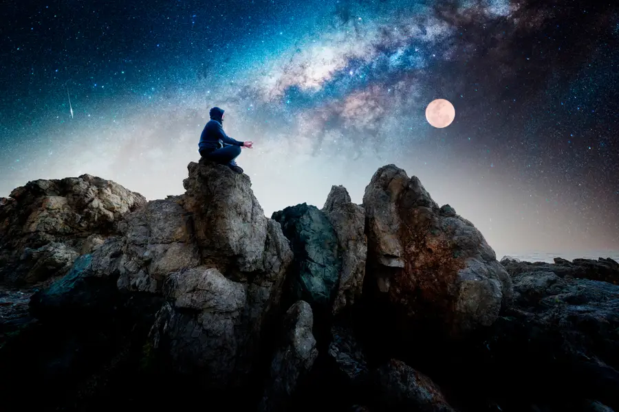 Meditando con la Luna llena