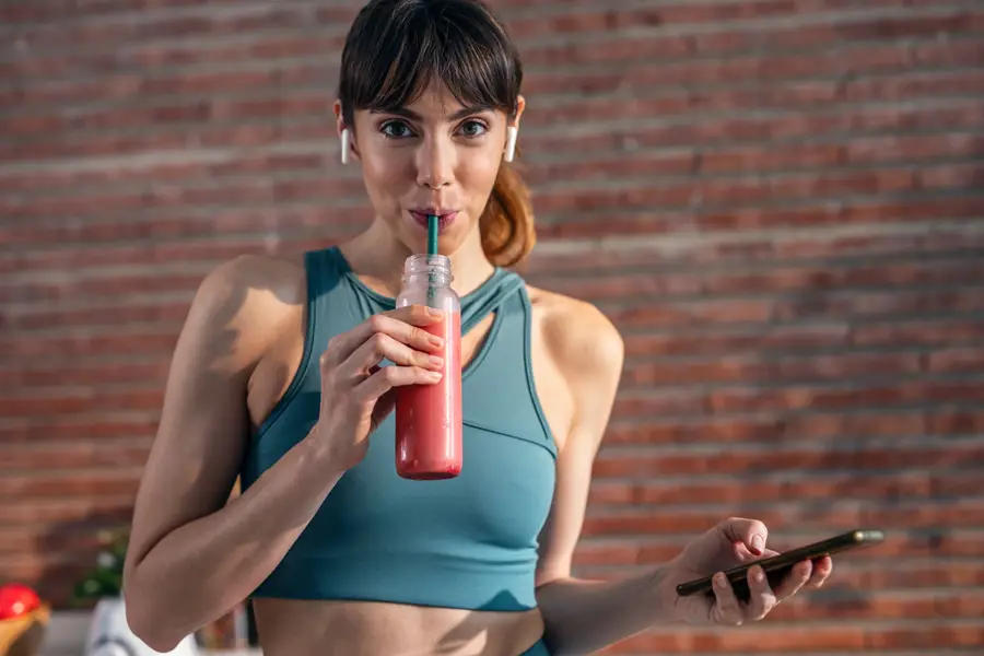 batido para después del deporte