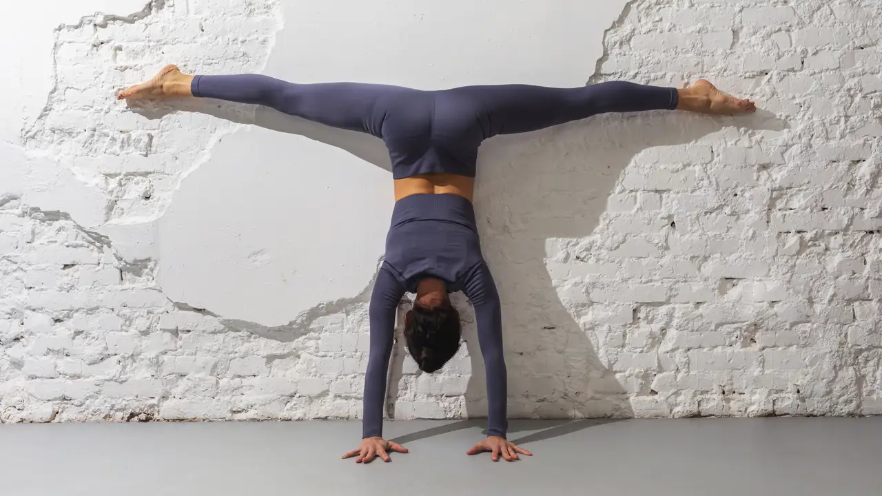 yoga en pared