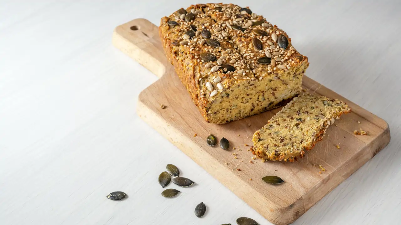 pan de garbanzo y lino