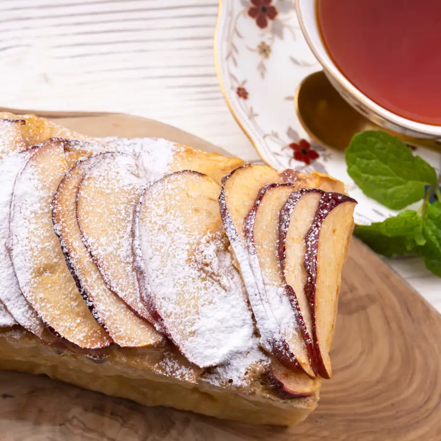 Milhojas de manzana y canela: un postre delicioso de solo 63 calorías 