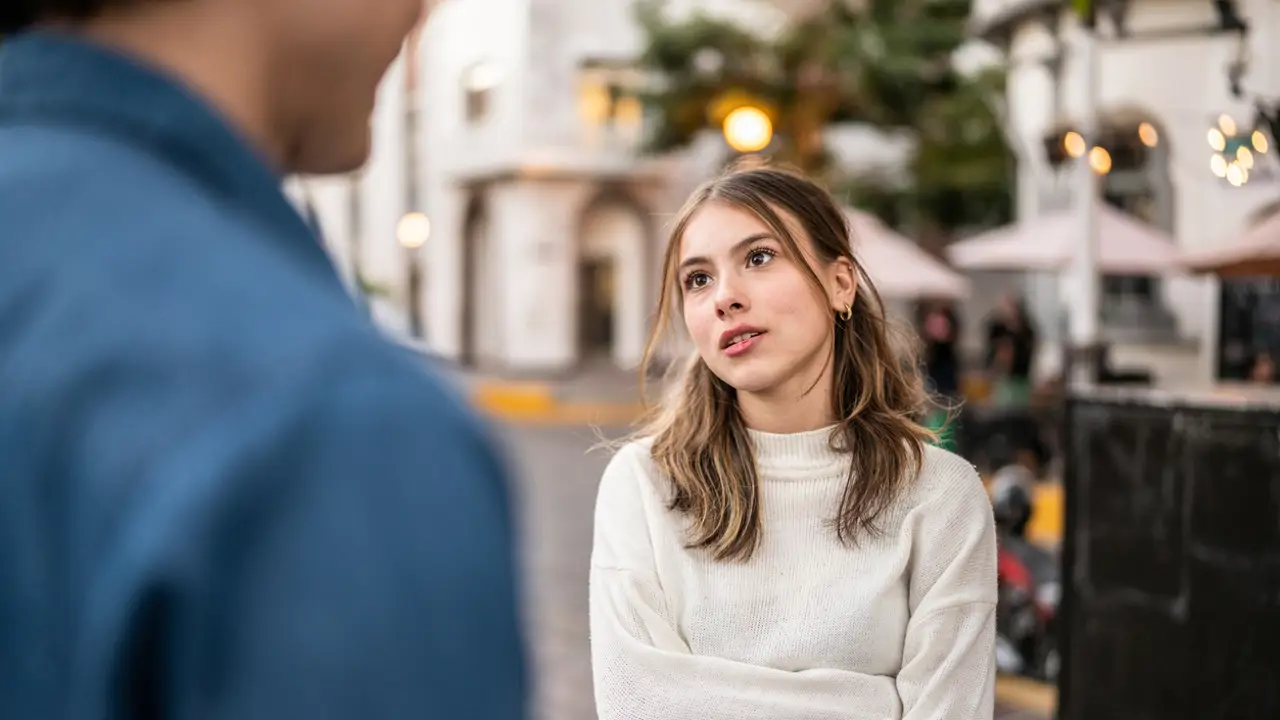 pareja discutiendo