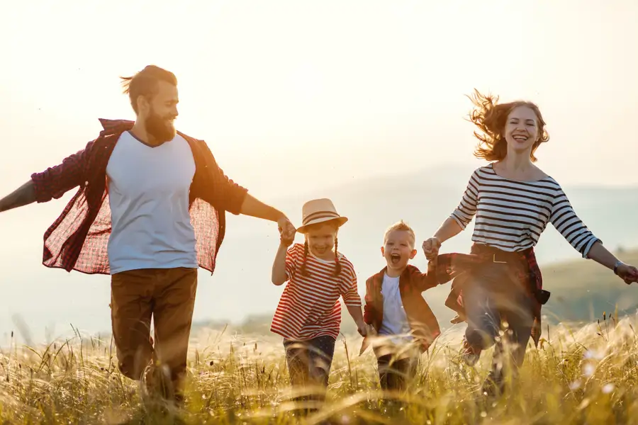 Familia feliz