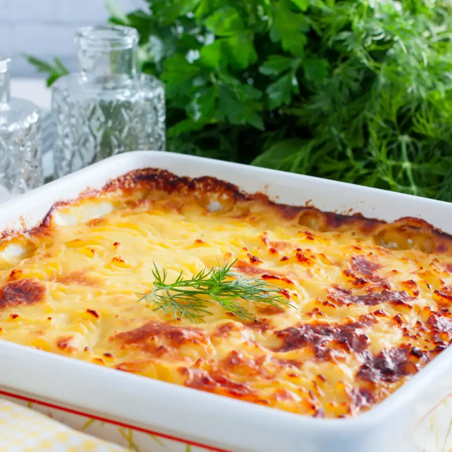 pastel de patata berenjena y atún