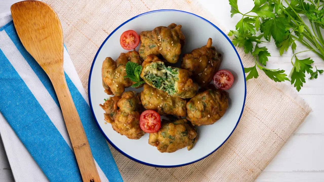 buñuelos de espinaca