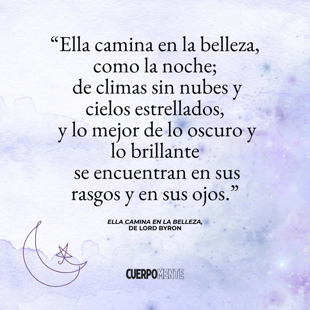 Ella camina en la belleza (poema de Lord Byron)