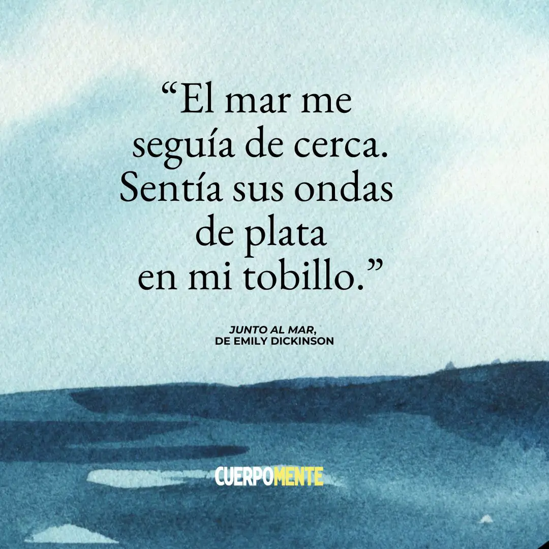 Junto al mar - Emily Dickinson