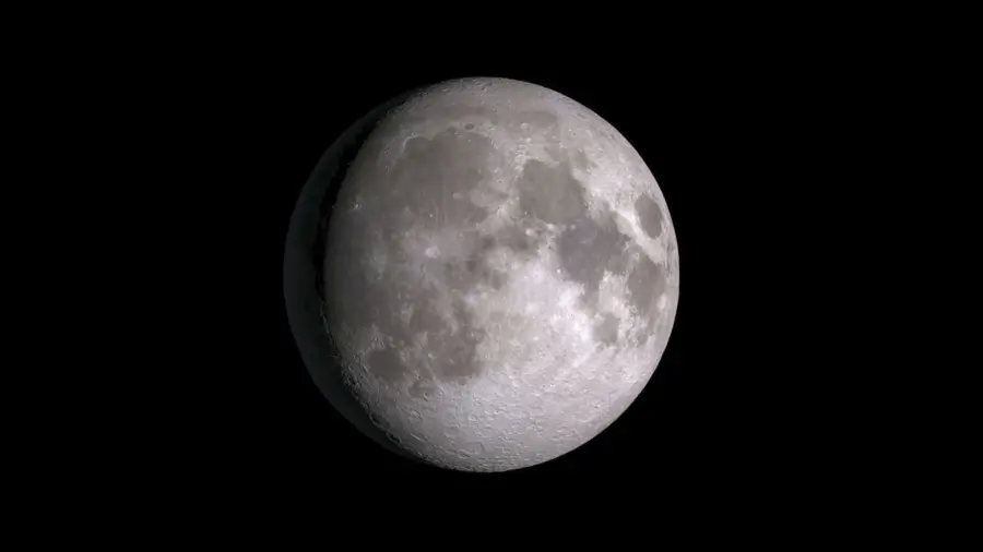 Fase lunar del 9 de mayo de 2025: Luna gibosa creciente