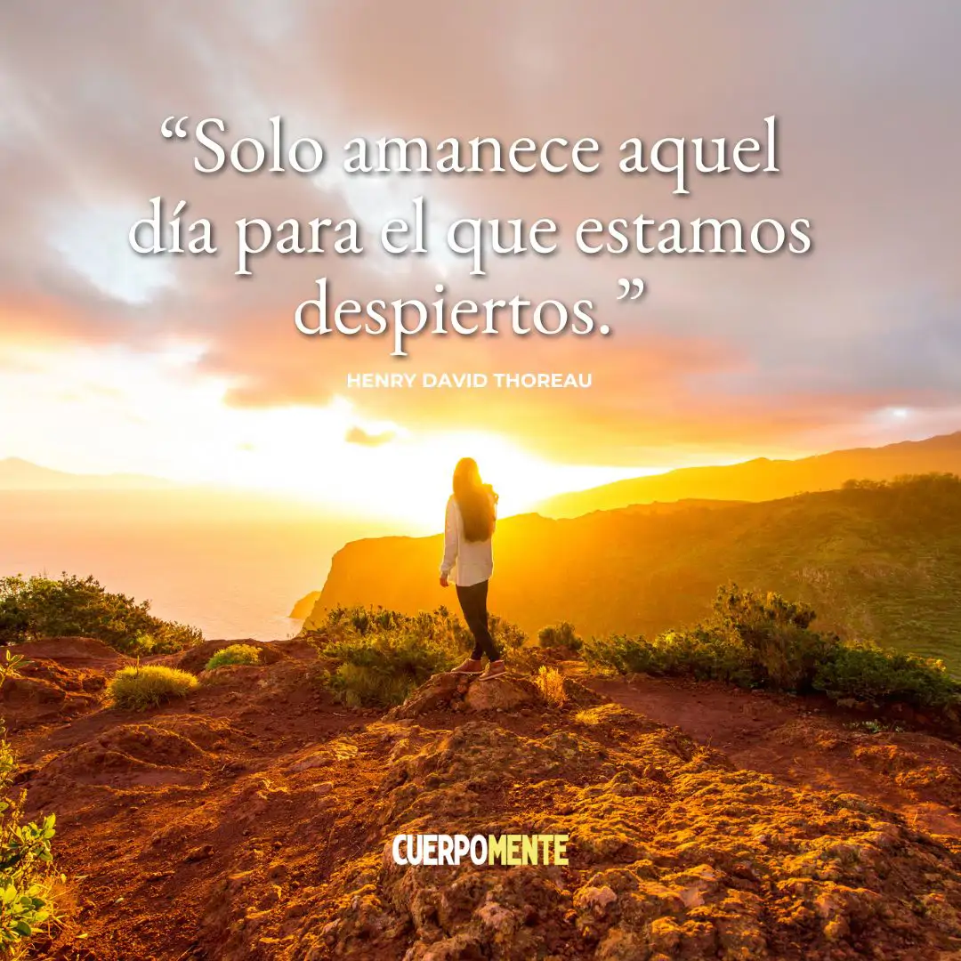 Frases del amanecer. Henry David Thoreau