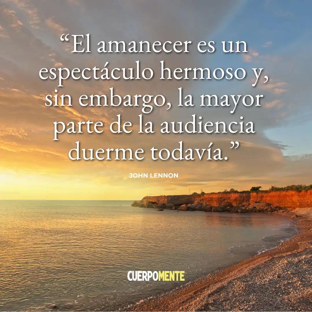 Frases del amanecer. John Lennon