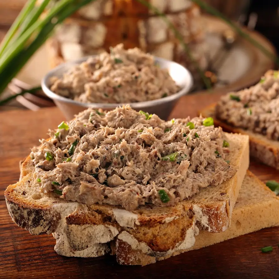 Pan con atún