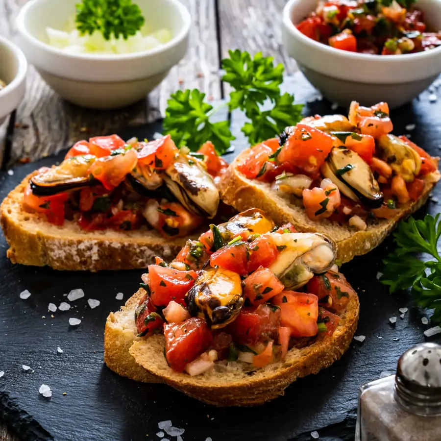 ceviche de mejillones