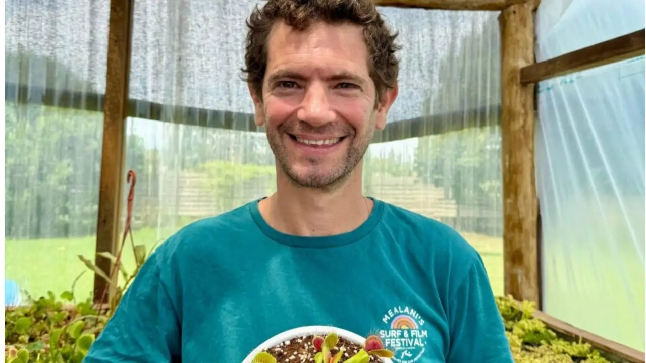 Rodrigo Miranda, experto en plantas carnivoras